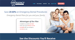 Desktop Screenshot of emergencydentalplan.com